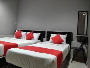 Postel nebo postele na pokoji v ubytování HOTEL AVATARR