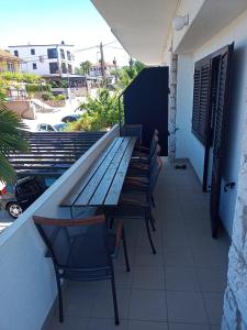 Balkón alebo terasa v ubytovaní Apartment Sladić