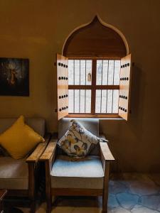 Area soggiorno di Alaqur View Inn نزل واجهة العقر
