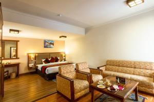 Χώρος καθιστικού στο Atithi Resort & Spa