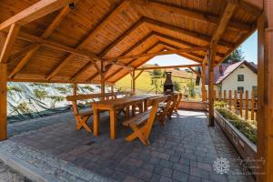 Balkon lub taras w obiekcie Czeremcha - Ostoja Bukowinki