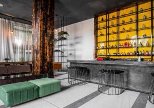 Ruang duduk di The Borough Lagos