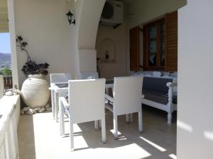 En balkon eller terrasse på Nikos Asklipios Paros