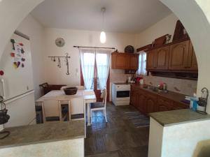 Køkken eller tekøkken på Nikos Asklipios Paros