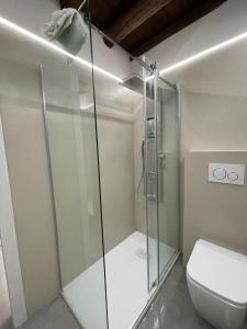 A bathroom at City Live