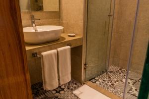 Koupelna v ubytování Urban Hotel & Spa