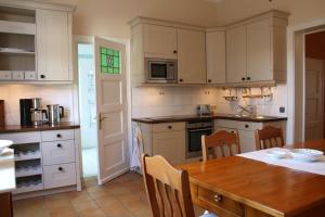 Kuchyň nebo kuchyňský kout v ubytování Ferienwohnung am Brühl + 9 fotografií