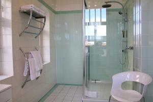 Koupelna v ubytování Ferienwohnung am Brühl