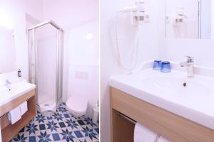 Koupelna v ubytování Drei Kronen Hotel Wien City