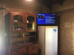 TV a/nebo společenská místnost v ubytování La cabañita de Maco
