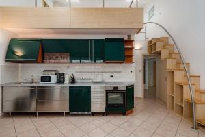 Kuchyňa alebo kuchynka v ubytovaní Apartment Branka - Monterol
