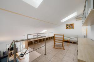 Televízia a/alebo spoločenská miestnosť v ubytovaní Apartment Branka - Monterol