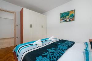Posteľ alebo postele v izbe v ubytovaní Apartment Branka - Monterol