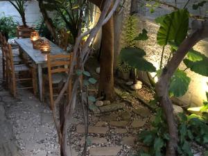 Vonkajšia záhrada v ubytovaní Rhodes Backpackers Boutique Hostel and Apartments