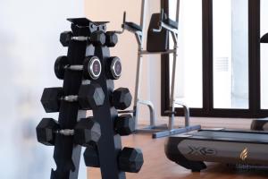 Fitness centrum a/nebo fitness zařízení v ubytování Lalla Doudja Hotel