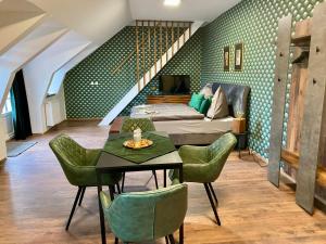 Гостиная зона в Ferienhaus Ostrauer Hof