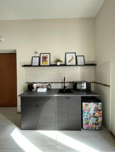 una cucina con lavandino e bancone di Diverso Apartment a Caiazzo