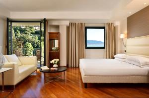 Posteľ alebo postele v izbe v ubytovaní Hotel Raito Wellness & SPA