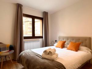 Кровать или кровати в номере Espot Cowork & Apartments