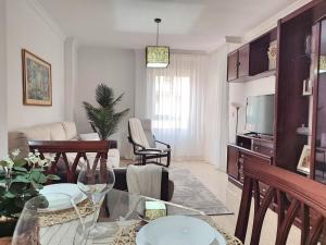 TV a/nebo společenská místnost v ubytování Céntrico Apartamento Jardines de Vallellano