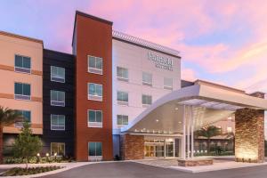 a rendering of the exterior of a hotel at Fairfield by Marriott Inn & Suites Cape Coral North Fort Myers in Cape Coral
