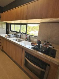 Villa Kamby 103B的厨房或小厨房