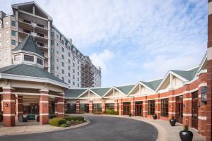 a rendering of the exterior of a building at Renaissance Tulsa Hotel & Convention Center in Tulsa