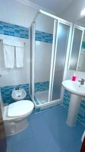Koupelna v ubytování Hotel Sol Sanlúcar