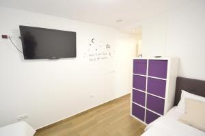 A television and/or entertainment centre at Fuengirola, Primera linea de playa
