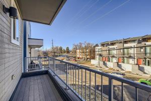 a balcony with a view of an apartment complex at 2332 N Clay Street Unit #3 in Denver