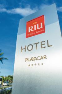 Certifikát, hodnocení, plakát nebo jiný dokument vystavený v ubytování Riu Playacar - All Inclusive