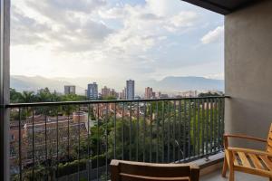 Balkón nebo terasa v ubytování Blues Suites Medellín