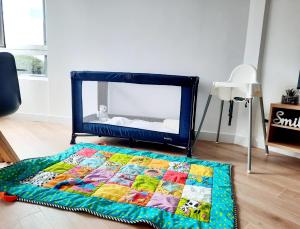 Posteľ alebo postele v izbe v ubytovaní NUEVO! Algaida Calahonda Beach Studio