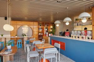 Restaurace v ubytování Blues Suites Medellín