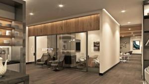 AC Hotel by Marriott Saltillo的休息区