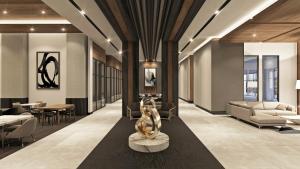 AC Hotel by Marriott Saltillo的休息区