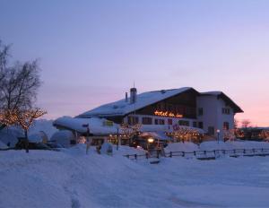 Hotel du Lac during the winter