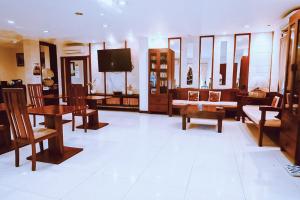 Istumisnurk majutusasutuses IOTEL Dharmawangsa