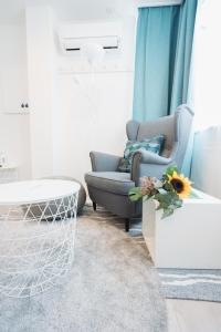 Et opholdsområde på Shinjuku Mermaid Apartment