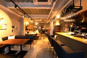 Restaurace v ubytování Glamping Tokyo Asakusa