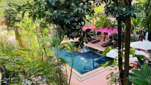 Zahrada ubytování Angkor Tiger Resort