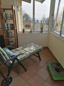 Knihovna v apartmánu