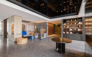 Istumisnurk majutusasutuses Paco Hotel Botanical Garden Metro Guangzhou-Free Shuttle Bus For Canton Fair