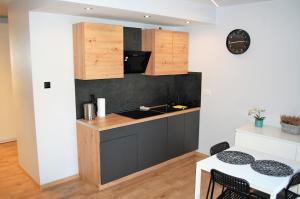 Η κουζίνα ή μικρή κουζίνα στο Kima Apartament Katowice +10 φωτογραφίες