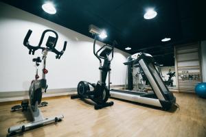 Fitness centrum a/nebo fitness zařízení v ubytování Eurohotel Diagonal Port