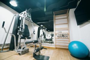 Fitness centrum a/nebo fitness zařízení v ubytování Eurohotel Diagonal Port