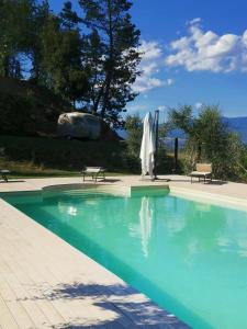 Swimmingpoolen hos eller tæt på La Fattoria di Rendola