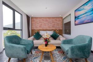 Posezení v ubytování Petro House Vung Tau - Block A