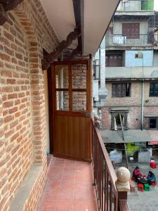 Studio Apartment at UNESCO Heritage Site的阳台或露台