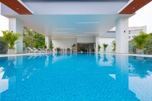 Bazén v ubytování Petro House Vung Tau - Block A nebo v jeho okolí